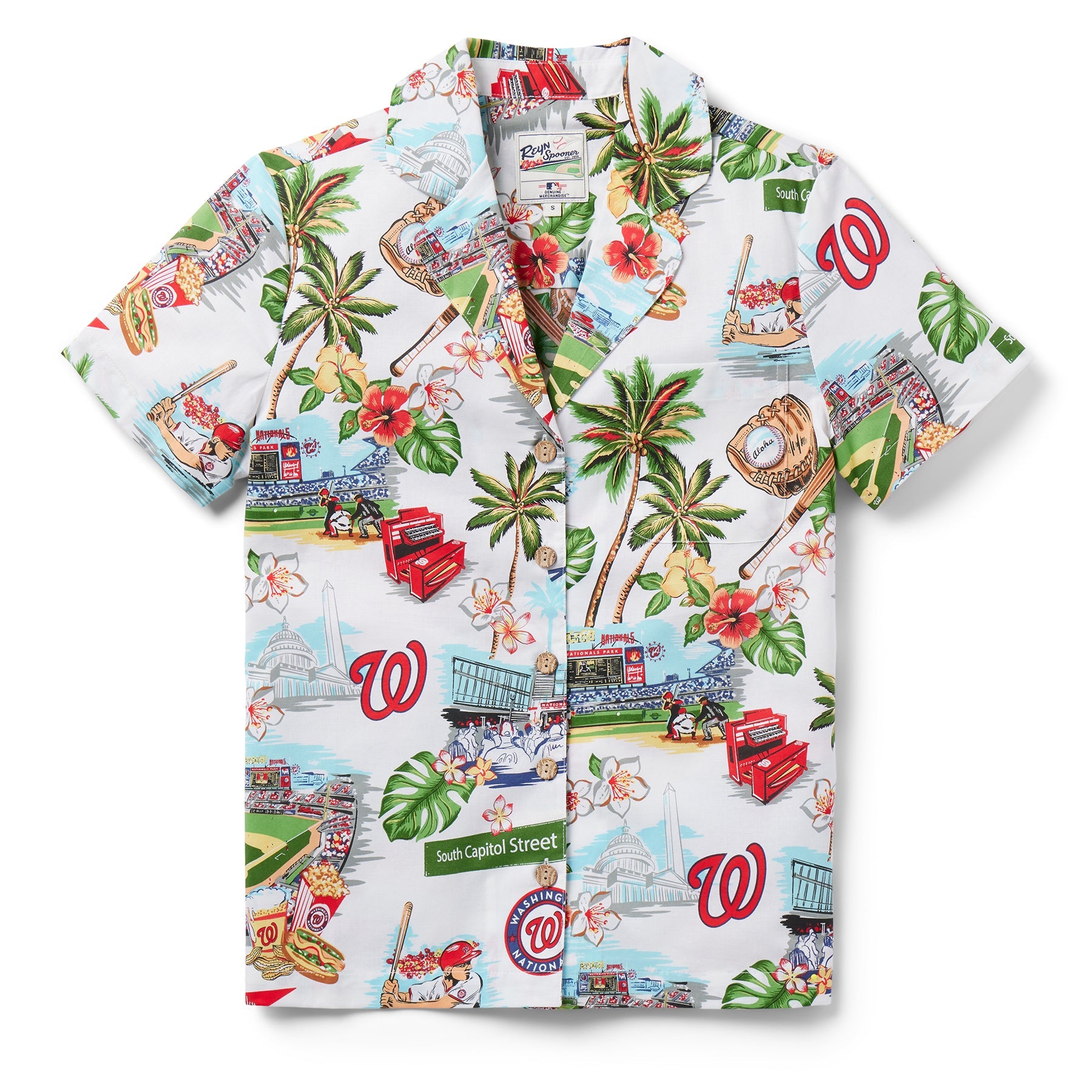 MLB® WOMEN'S WASHINGTON NATIONALS SCENIC CAMP SHIRT