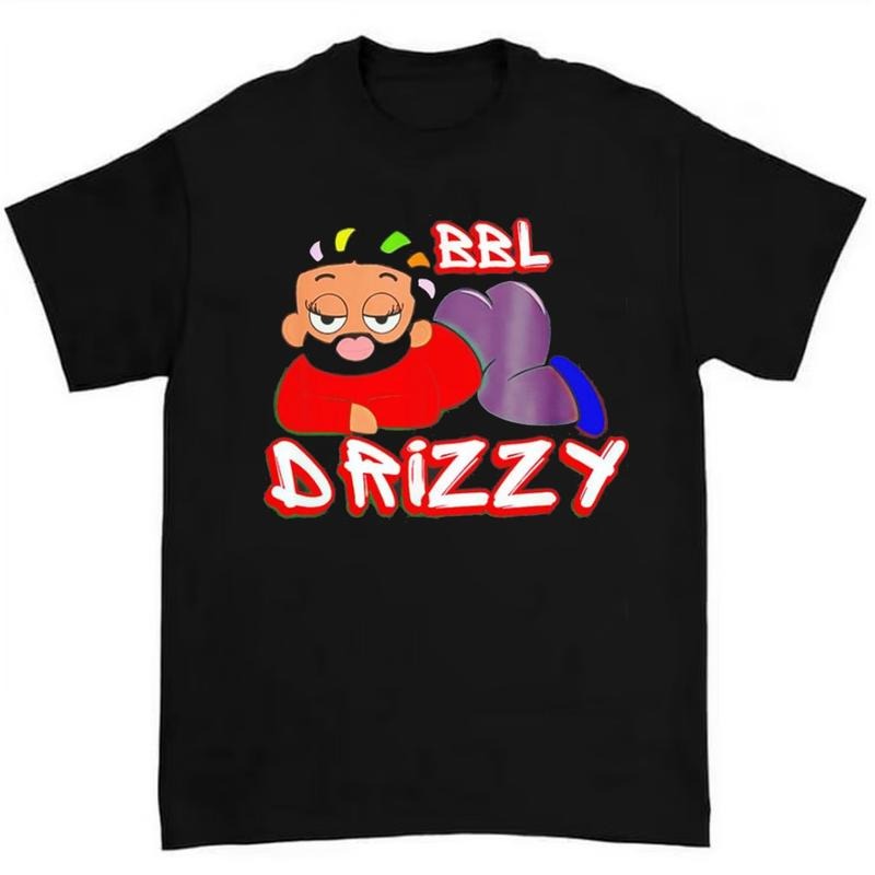 BBL Drizzy T-Shirt Featuring Funny Rapper Parody and Y2K Aesthetic Design Hoodie, Sweatshirt | InkThreadWorks.com