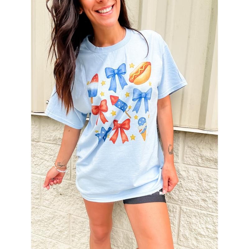 BBQ Coquette Graphic Top