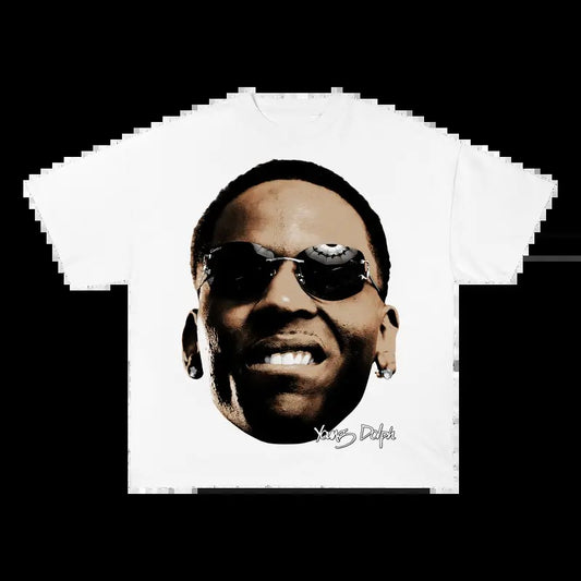 BIG FACE DOLPH TEE Heavy Cotton Tee Basketball Sreetwear 90s Styled Menswear Oversized Hoodie, Sweatshirt