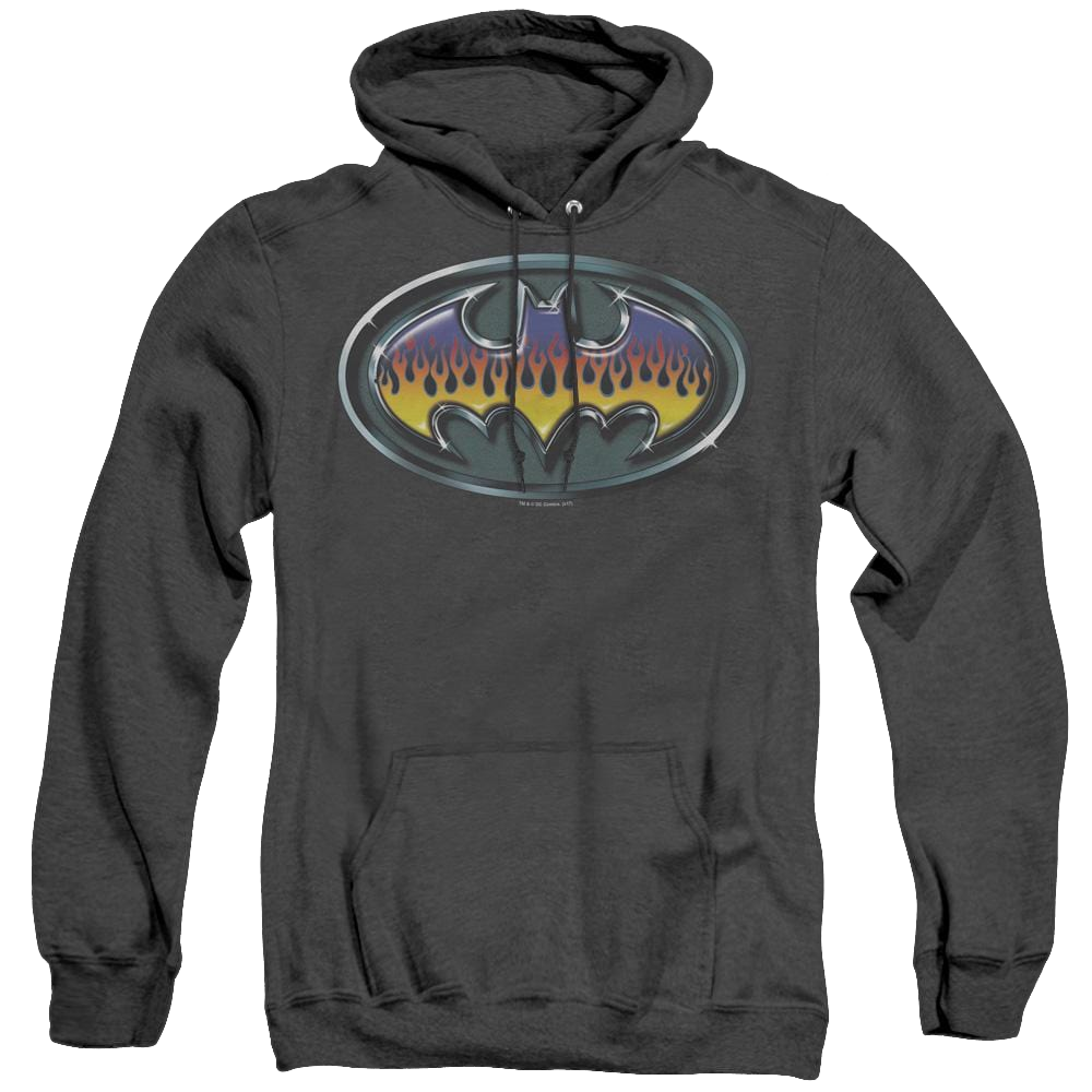 Dc Batman Hot Rod Shield - Heather Pullover Hoodie
