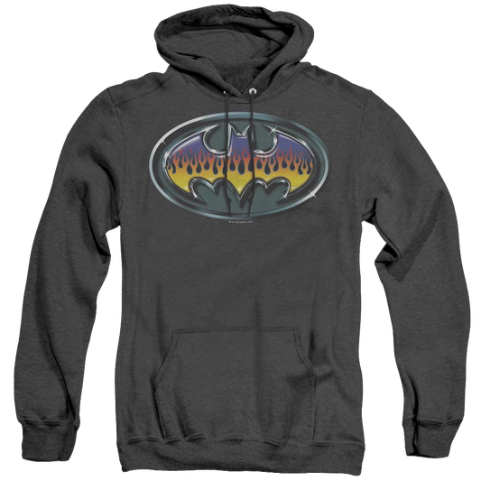 Dc Batman Hot Rod Shield - Heather Pullover Hoodie