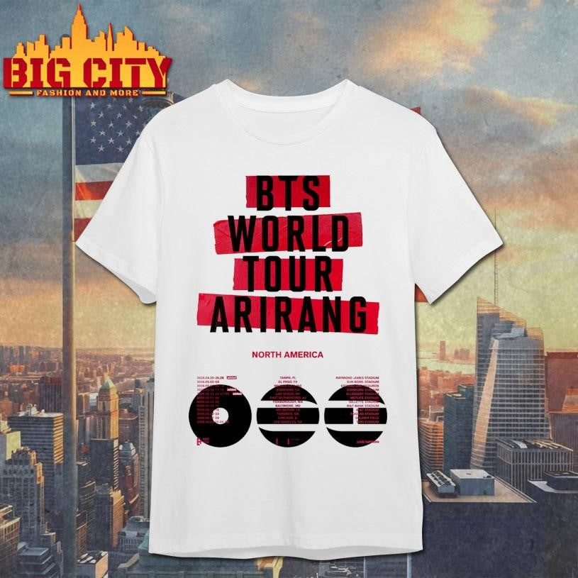 BTS arirang World Tour 2026 Shirt