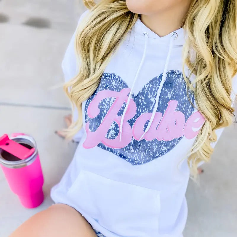 Babe Graphic Hoodie