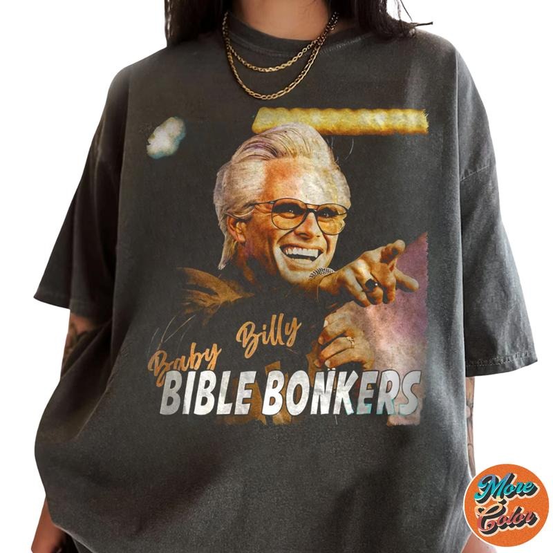 Baby Billy Bibble Bonkers Movie Shirts, Cotton Unisex T-shirt, Crew Neck, Size S- 3XL, Menswear Top, Womenswear Top Underwear Streetwear