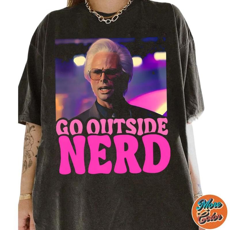 Baby Billy Go Outside Nerd Meme Shirts, Cotton Unisex T-Shirt, Crew Neck, Size S- 3XL, Menswear Top, Womenswear Top...