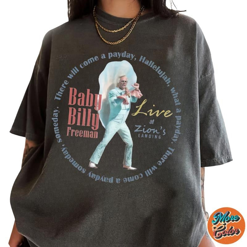 Baby Billy's HOLY GLOW Tv Show Movie Shirts, Cotton Unisex T-shirt, Crew Neck, Size S- 3XL, Menswear Top, Womenswear Top Underwear Streetwear