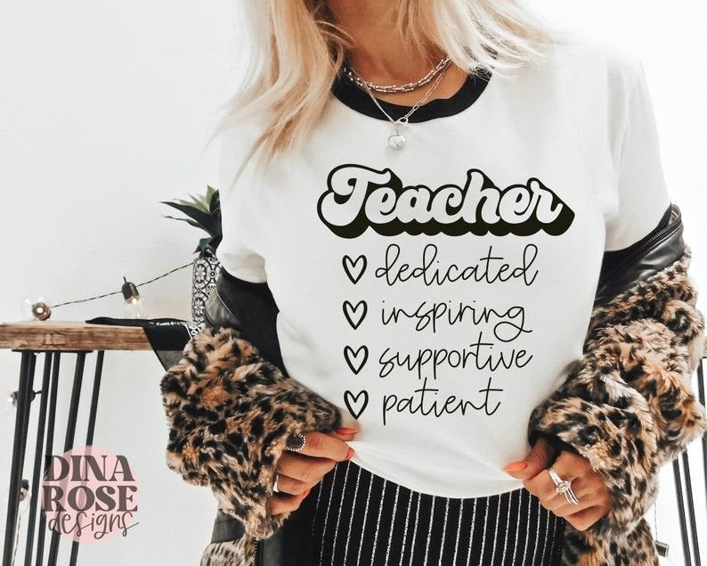 Back To School Teacher Shirt, Teacher Appreciation Shirt, Teacher Shirt Shirt, Teacher Affirmations Shirt, Teacher Quotes...
