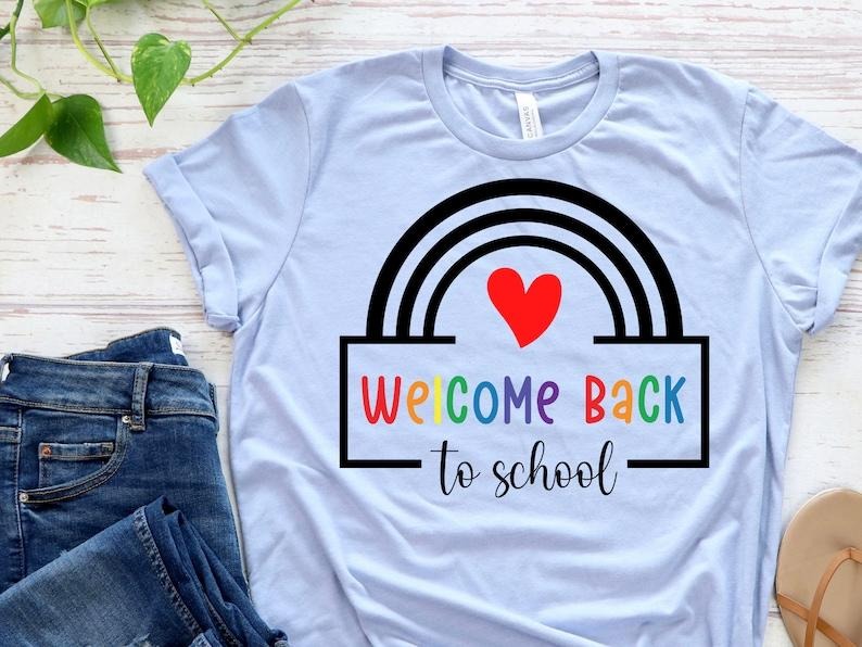 Back To School Welcome Back to School T Shirt Sweater Hoodie-Welcome Back to School Shirt-Teacher Gift-Back to School...