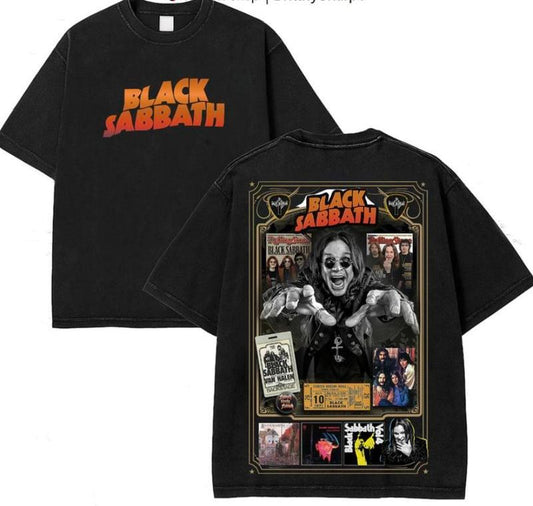 Back To The Beginning Wash Shirt, Sbbath Washed Tee, 0zzO 2025 Vintage, Unisex Shirt Hoodie, Sweatshirt | InkThreadWorks.com