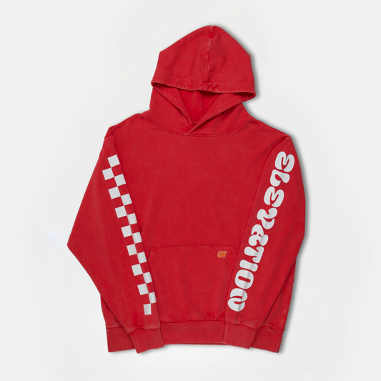 Elevation Finish Line Vintage Red Hoodie