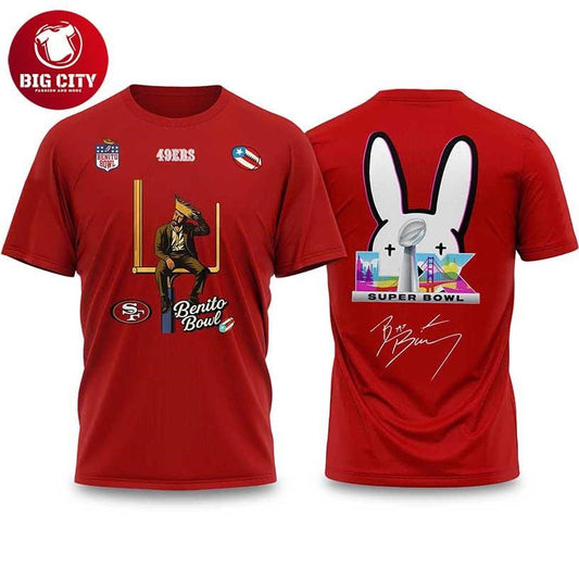 Bad Bunny 2026 49ers Bowl LX Halftime Show Two Sided Shirt