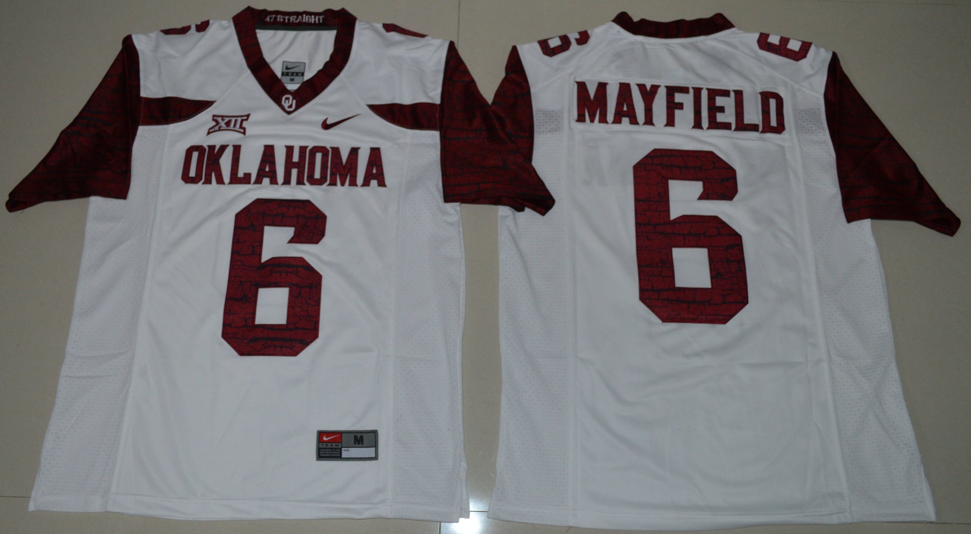 Baker Mayfield 6 White 2016