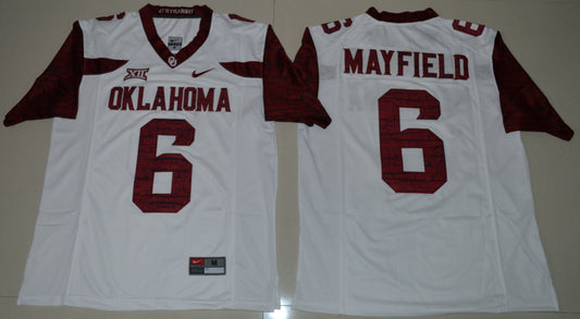 Baker Mayfield 6 White 2016