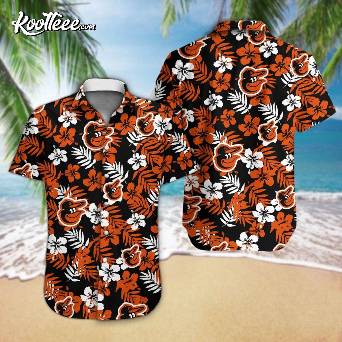 Baltimore Orioles Baseball Fan Hawaiian Shirt