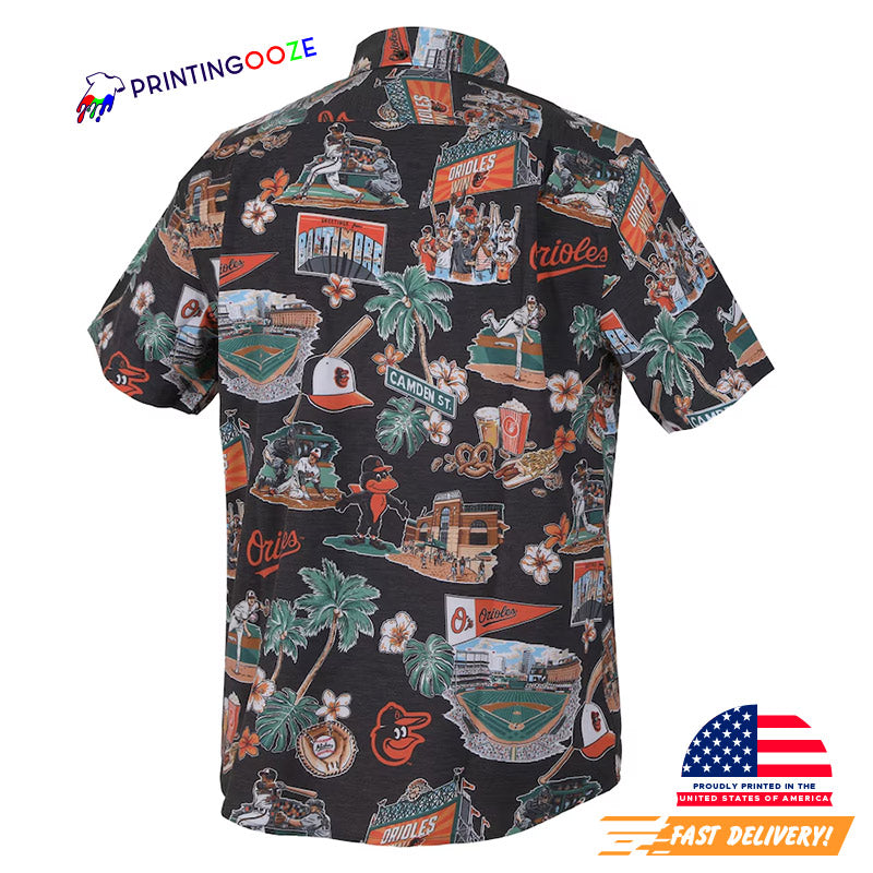 Baltimore Orioles Baseball Team MLB Hawaiian Shirt