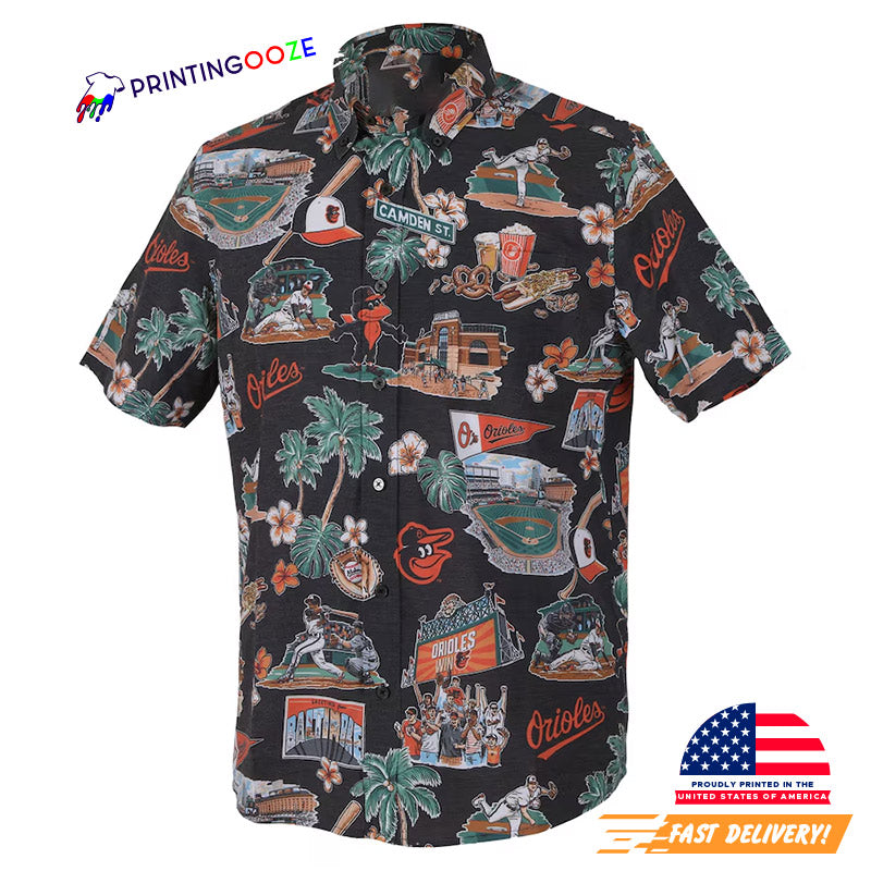 Baltimore Orioles Baseball Team MLB Hawaiian Shirt