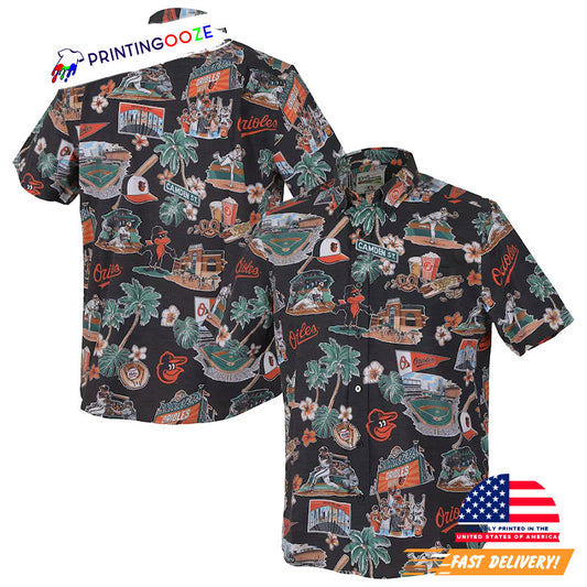 Baltimore Orioles Baseball Team MLB Hawaiian Shirt