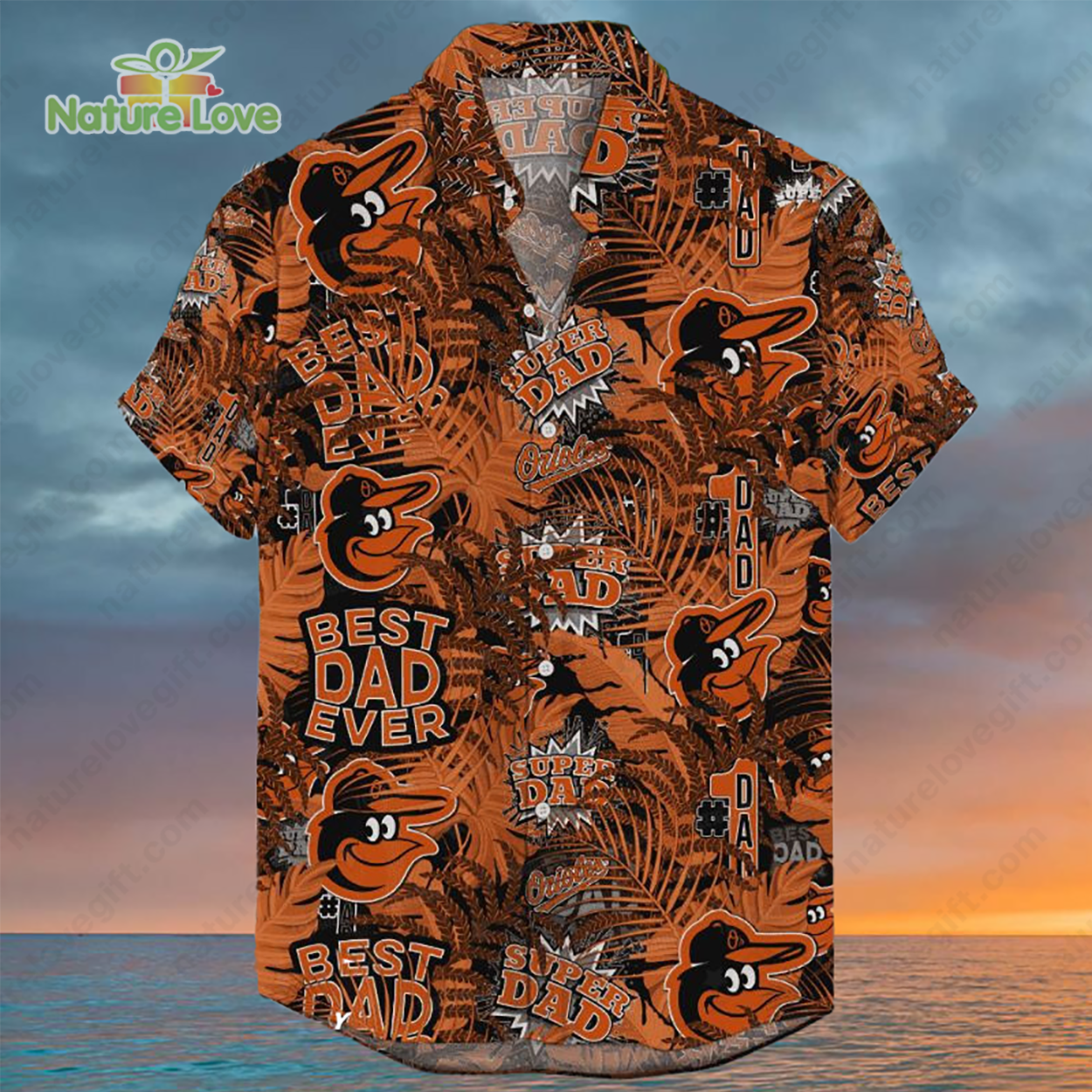 Baltimore Orioles Best Dad Ever Super Dad MLB Hawaiian Shirt
