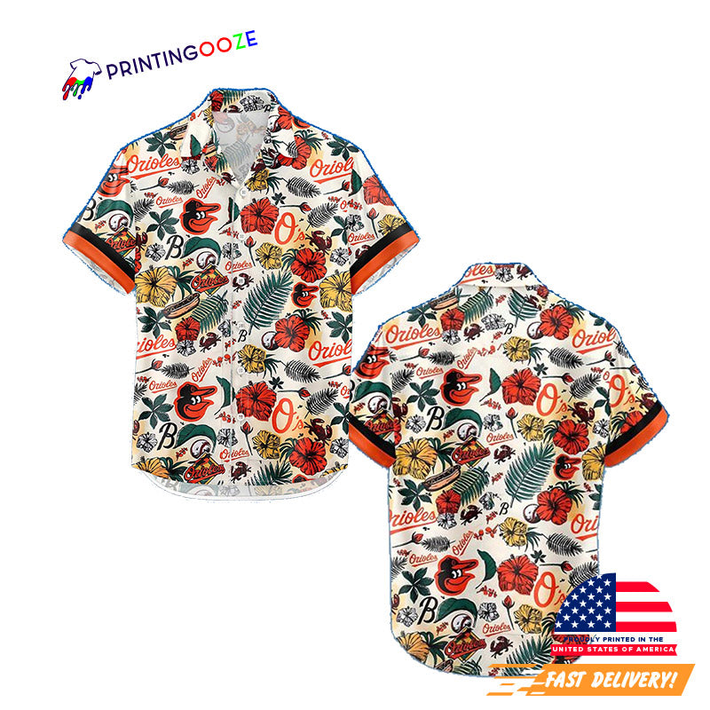 Baltimore Orioles Birdland MLB Hawaiian Shirt