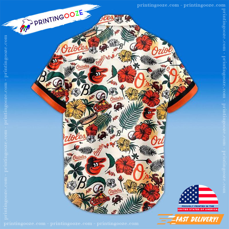 Baltimore Orioles Birdland MLB Hawaiian Shirt