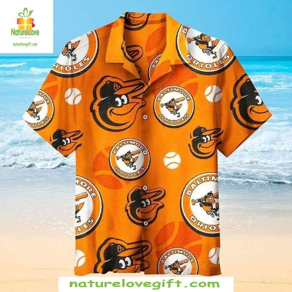 Baltimore Orioles Hawaiian Shirt Stylish Baseball Apparel MLB Fan Gear