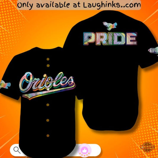Baltimore Orioles Pride Night 2025 Baseball Jersey Shirt New Lgbtq Gift