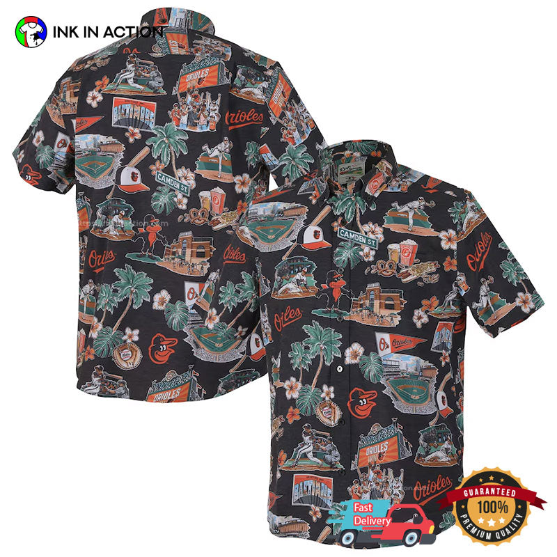 Baltimore Orioles Reyn Spooner Scenic Hawaiian Shirt