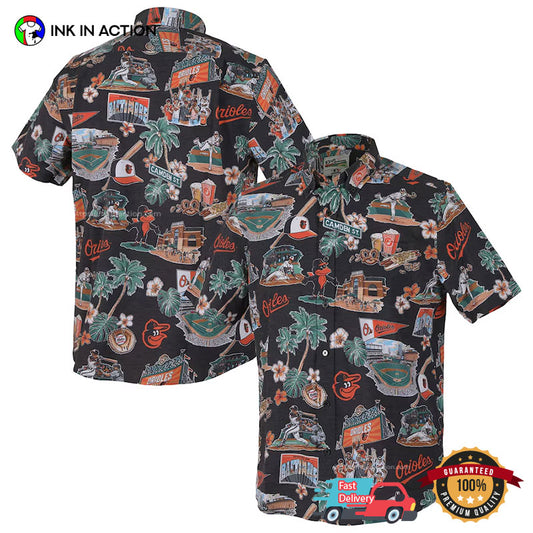 Baltimore Orioles Reyn Spooner Scenic Hawaiian Shirt