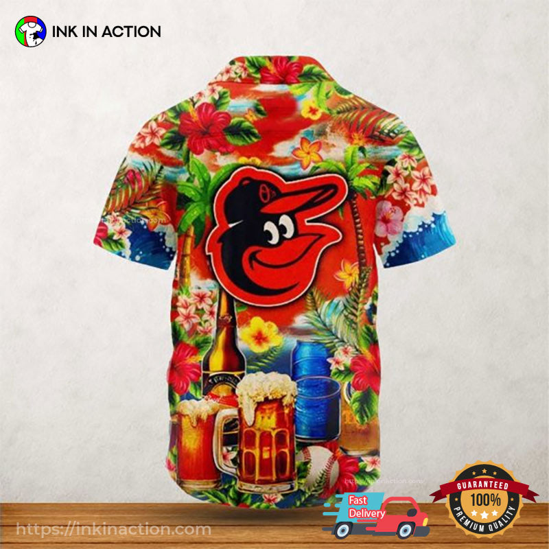 Baltimore Orioles Summer Hawaiian Shirt