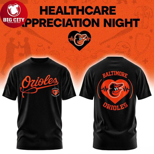Baltimore Orioles x 2026 Healthcare Appreciation Night Two Sided Shirt