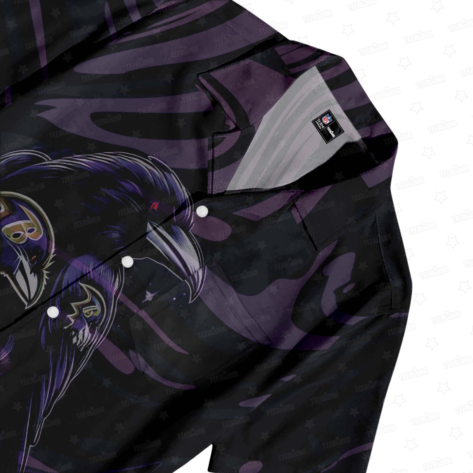 Baltimore Ravens Hawaiian Shirt Avian Elegance Design by