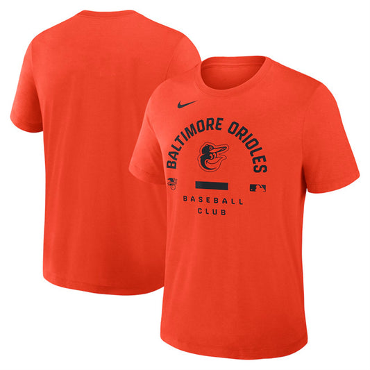 Baltimore Orioles Orange Collection Early Work Tri-Blend Dri-FIT T-Shirt