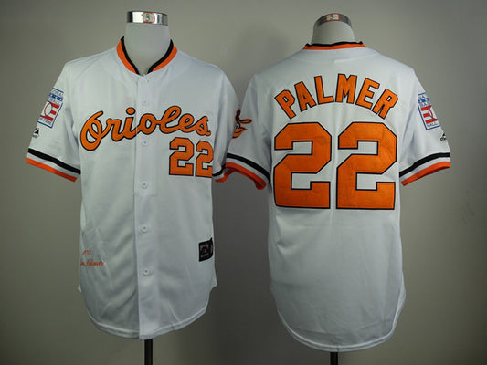 Baltimore Orioles #22 22 White 1970 Retro With Logo