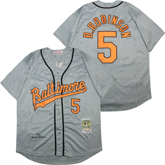 Baltimore Orioles #5 Brooks Robinson Orioles 5 Hemp Gray 1966 Retro