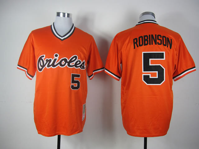 Baltimore Orioles #5 Orioles 5# Orange Retro