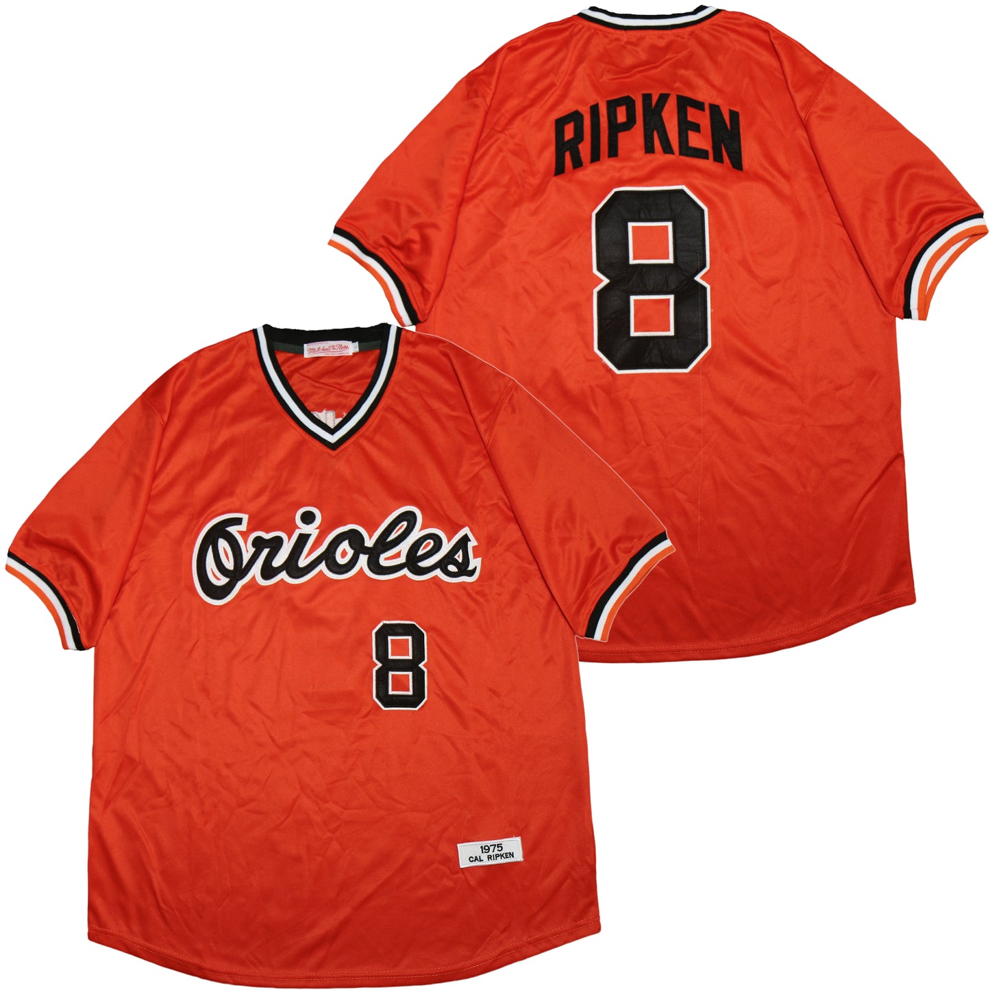 Baltimore Orioles #8 Cal Ripken Orioles 8 Orange 1975 Retro