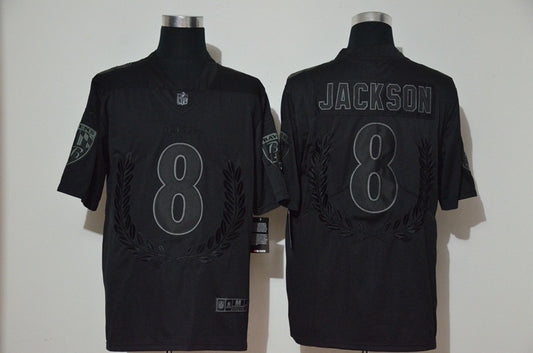 Baltimore Ravens #8 Lamar Jackson Style 1