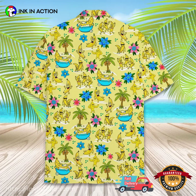 Banana Is On Holiday Cute Hawaiian Shirt