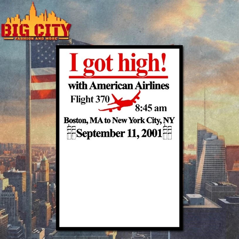 Barelylegal I Got High With American Airlines t-shirt