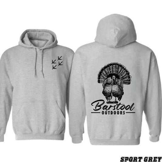 Barstool Outdoors Turkey Hunting Season Unisex 2 Sided TShirt Hoodie, Barstool Outdoors Hunting Season Hoodie Sweatshirt