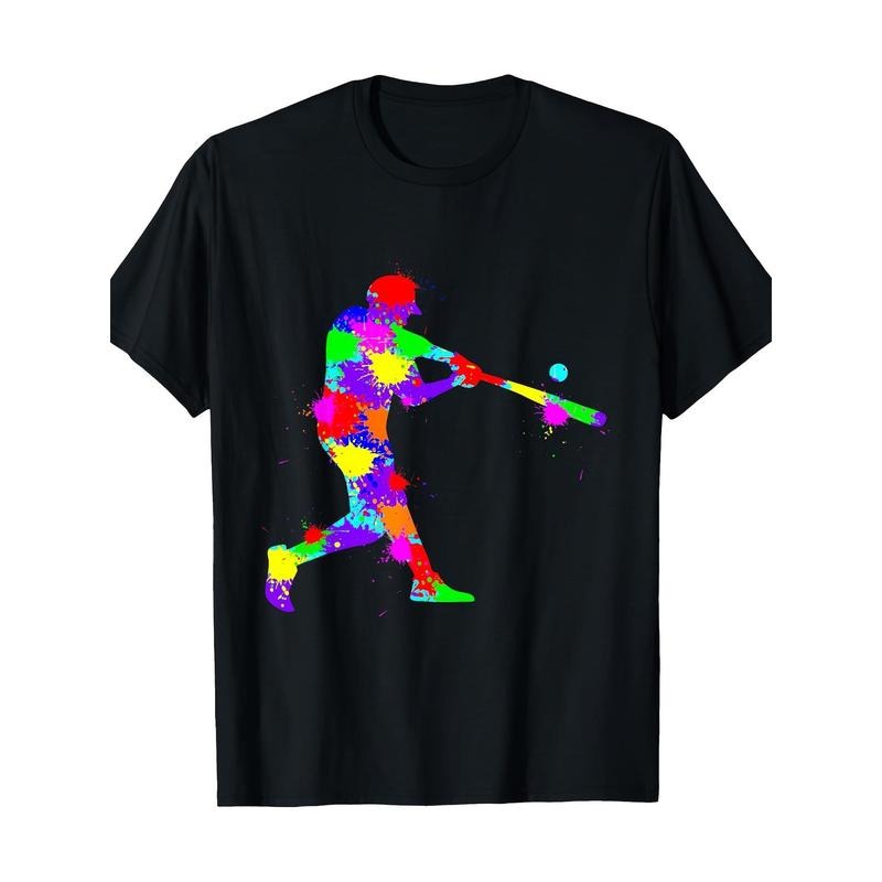 Baseball Baseball Player T-shirt 100% cotton T-shirt Made in USA Hoodie, Sweatshirt | InkThreadWorks.com