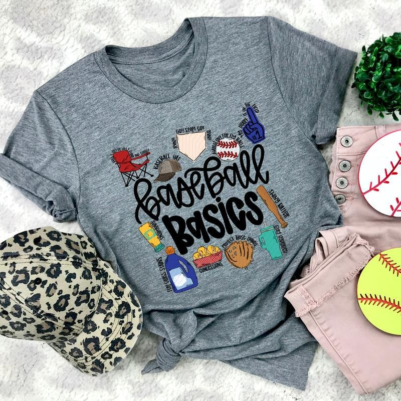 Baseball Basics DTF Transfers - THIS IS NOT A SHIRT Hoodie, Sweatshirt | InkThreadWorks.com