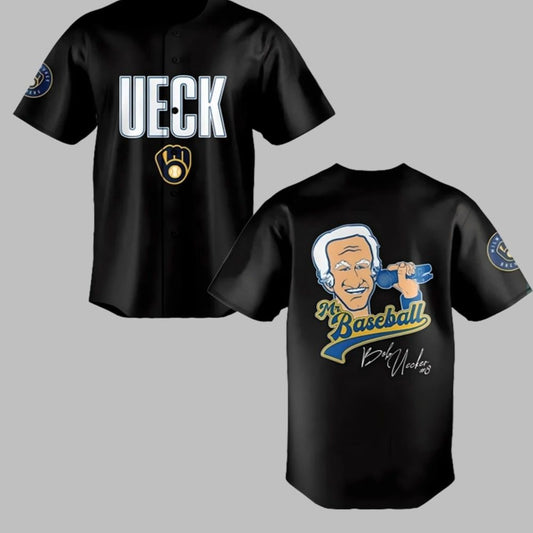 Baseball Hall of Famer Bob Uecker Baseball Jersey - Grishko.com