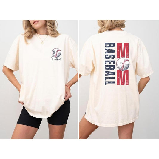 Baseball Mom Shirt Mom Baseball Shirt Baseball Mama Shirts Baseball Mom Gifts Mama Baseball Shirt Personalized Baseball...