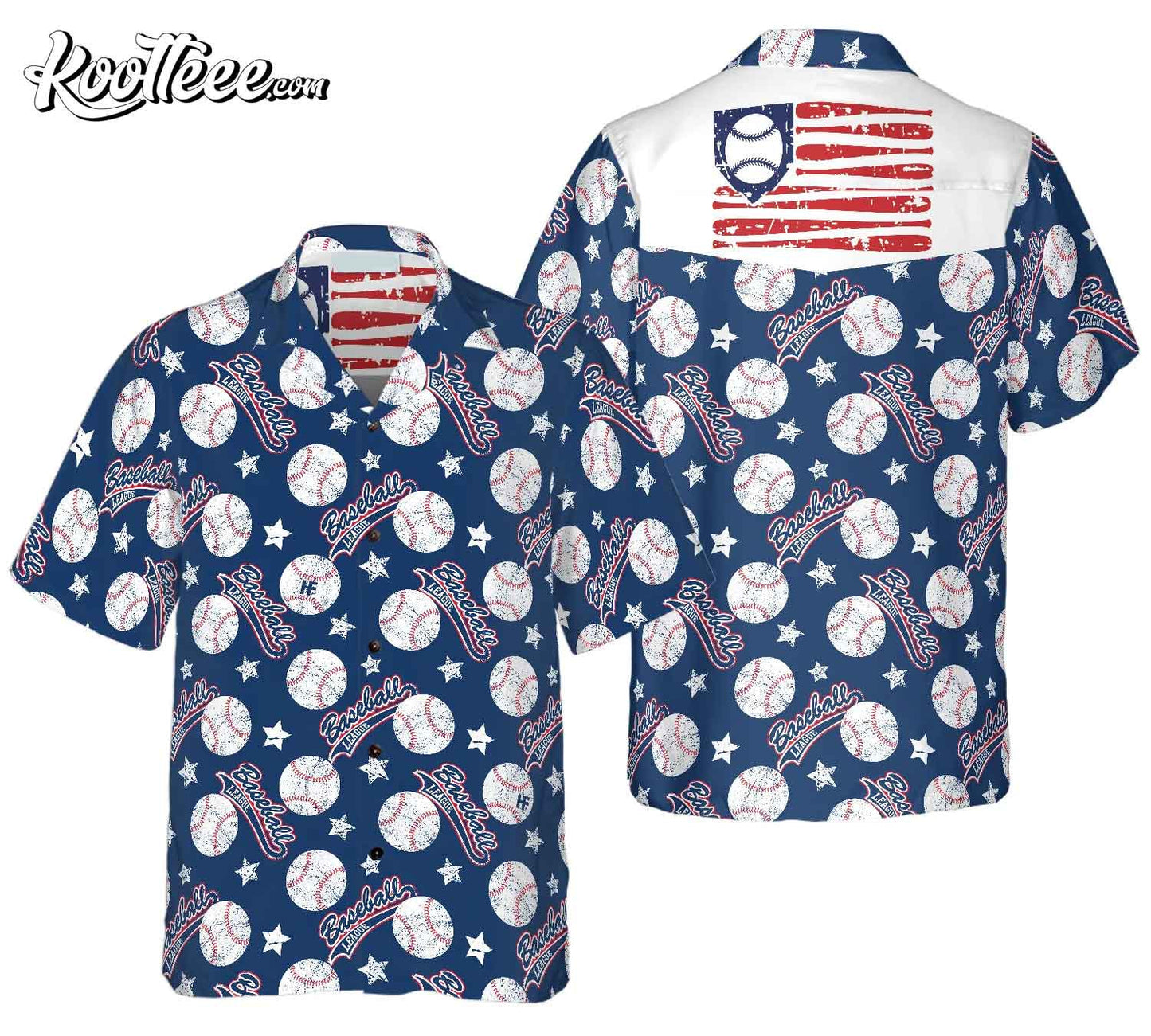Baseball Star Summer Vibe Hawaiian Shirt