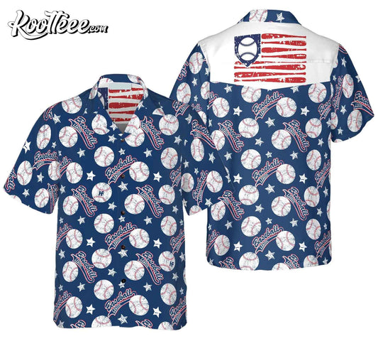 Baseball Star Summer Vibe Hawaiian Shirt
