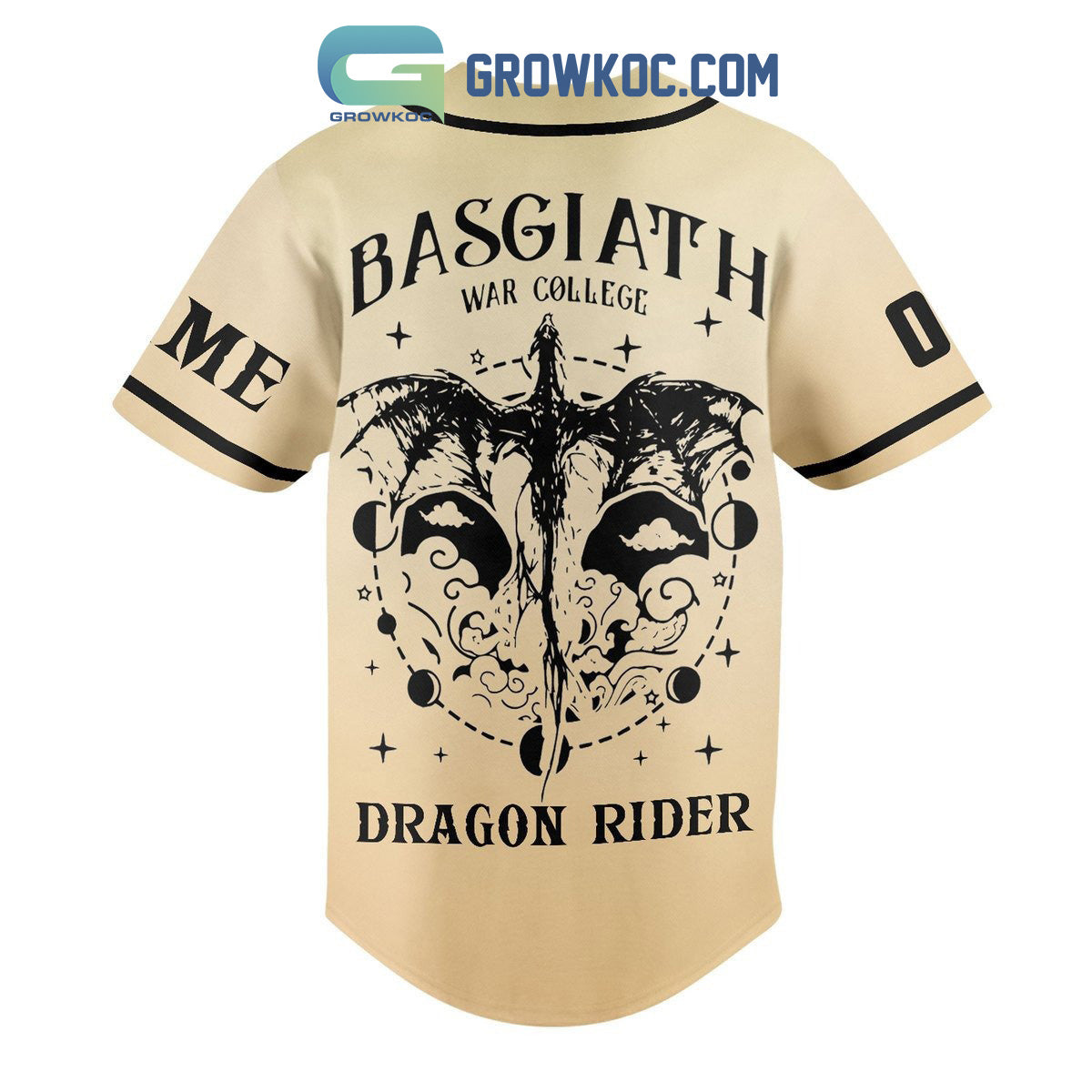 Basgiath War College Dragon Rider Personalized Baseball Jersey