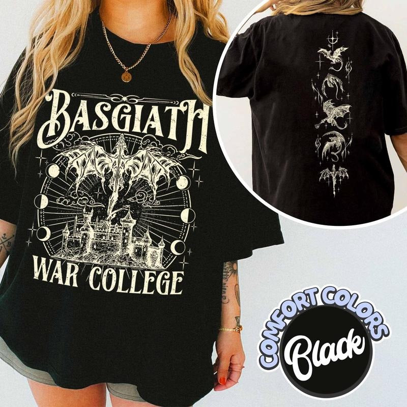 Basgiath War College Shirt, Dragon Riders Shirt, Fly or Die Tee, Riders Quadrant Tee, Fourth Wing Shirt, Women Gift,...