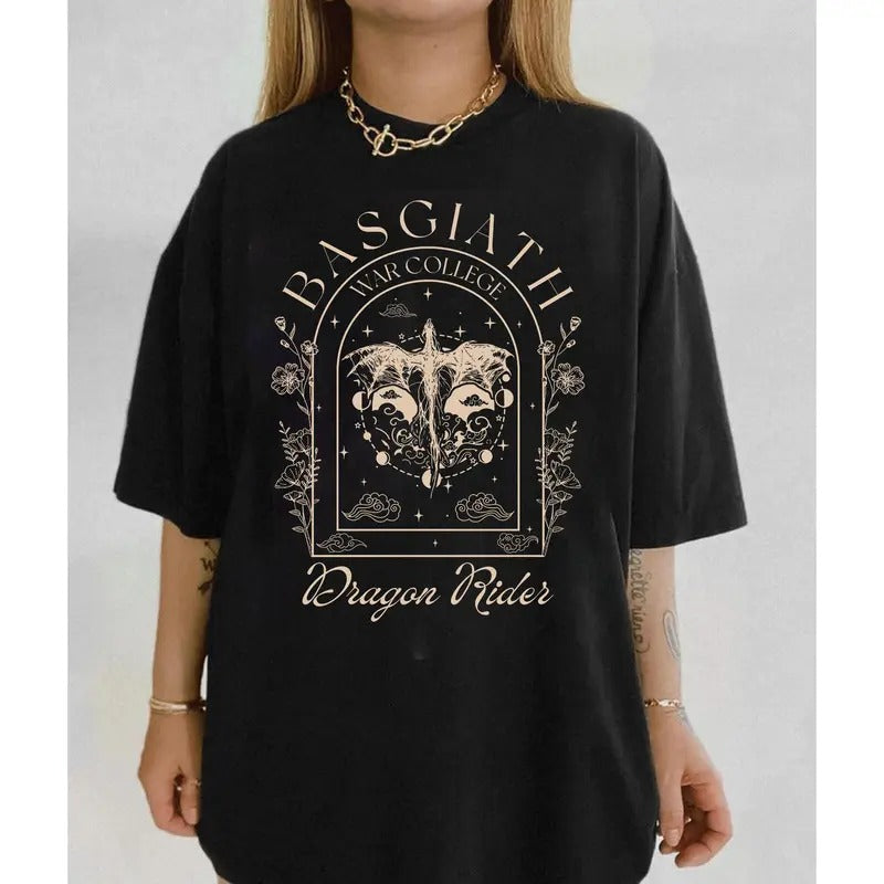 Basgiath War College Shirt, Fourth Wing Shirt, Dragon Rider Shirt, Rebecca Yoros, Fourth Wing, Violet Sorrengail, Fantasy...
